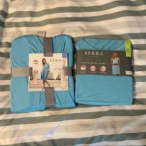 Serra Loungewear Shirt & Robe Set